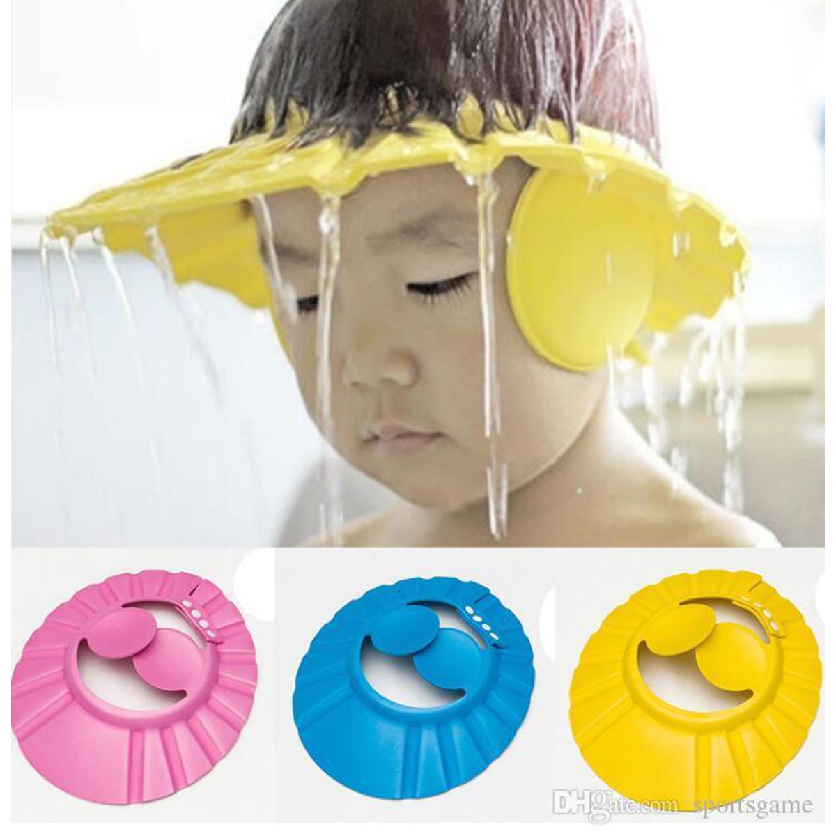 Picture of Children'S Ear Protection Bath Shower Cap-1 Pice-Vertical Color