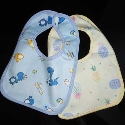 Picture of Cotton printed Bibs for Baby - 2 Pcs
