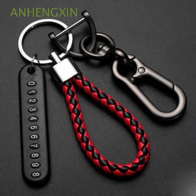 Picture of Pendant Keychain Phone Number Bicycle Car Auto Motor Cycle Key Ring Anti-Lost Number Plate Mobile Number - Key Ring