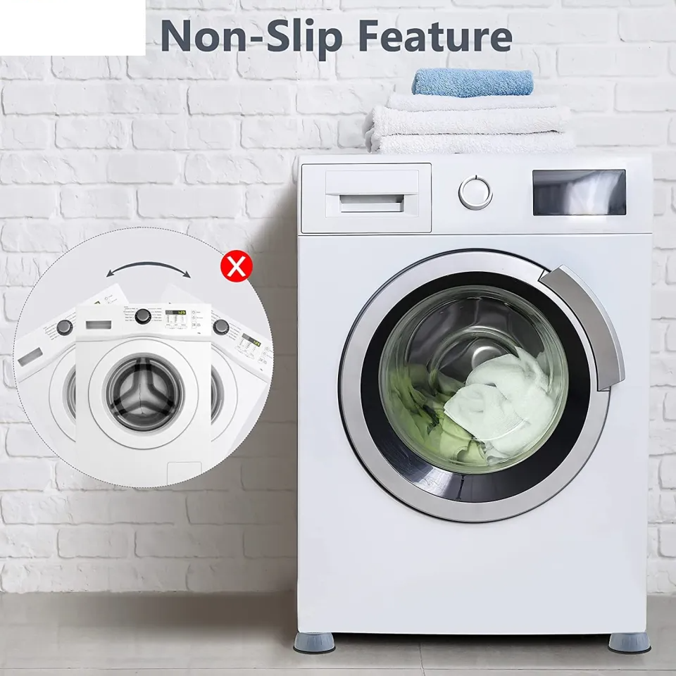 Picture of 4Pcs Anti Slip Washing Machine Feet Mats Refrigerator Dryer Anti Vibration Pads Universal Washer Pad Home Appliance