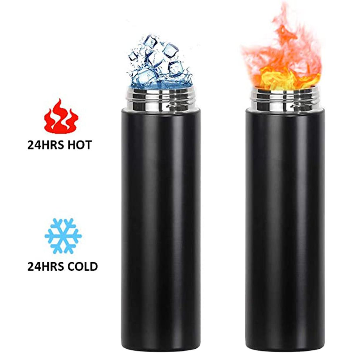 Picture of Temperature Display Vacuum Flask, Stainless Steel Water Bottle 500 ML Thermos with LED Touch Screen temperature Display with Double Wall Vacuum Insulated Sweatproof Sport Design, Coffee Thermal Mug