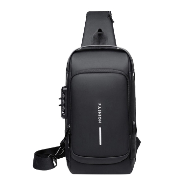 Picture of Versatile -Men Multifunction Anti-theft USB Shoulder Bag Crossbody Bag Travel Sling Bag Pack Messenger Pack Chest Bag for Male- Avant-garde