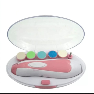 Picture of Electric Nail Trimmer for Baby Newborn Nail Trimmer Manicure Kit For Baby Baby Nail Trimmer Nail Care High Quality Baby Nail Trimmer Baby Care Set Electric Manicure Set Electric Nail Cutter for Baby