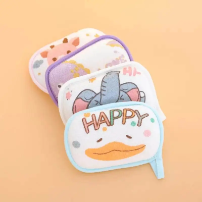 Picture of Cartoon Kids Bath Brushes Shower Product Super Soft Towel Accessories Infant Sponge Cotton Rubbing Body Wash Children Rub Baby Sponge