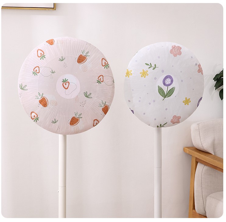Picture of Rounded Electric Fan Protective Cover Anti-pollution Floor Electric Fan Dust Cover Fan Cover Size 45 Cm -multicolor