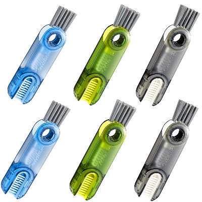 Picture of 3 in 1 Multipurpose Bottle Gap Cleaner Brush,3 Pack Cup Cover Cleaning Brush,Cup Crevice Cleaning Tools,Water Bottle Cleaner Brush,Home Kitchen Cleaning Tools