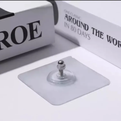 Picture of 10 pcs Strong Adhesive Seamless Sticky Wall Hook Nail Mounting Rack Screw Rod Non Marking Screw Stickers Wall Picture Hook Kits