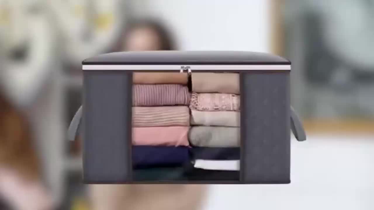 Picture of Premium Quality Winter Cloths Storage Organizer Bag / Eco Friendly Wardrobe Organizer 1pcs