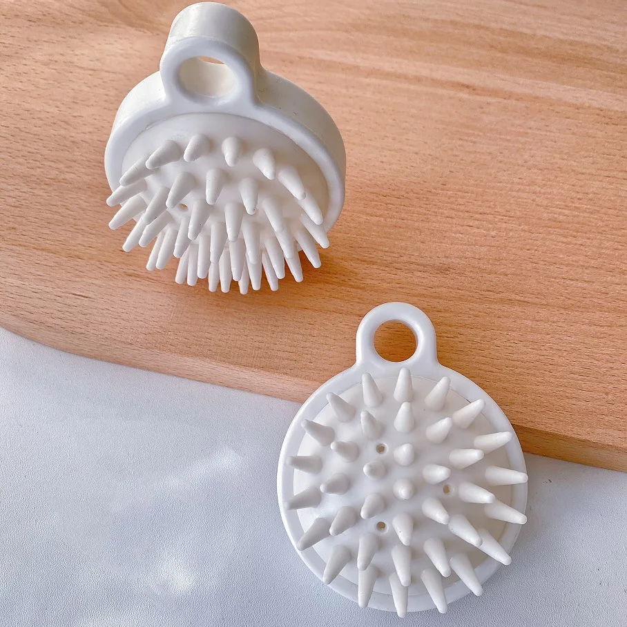 Picture of 1PC Shampoo Artifact Shampoo Brush Cleaning Massage Scalp Silicone Shampoo Shampoo Comb Artifact Silicon Bath Scrubber