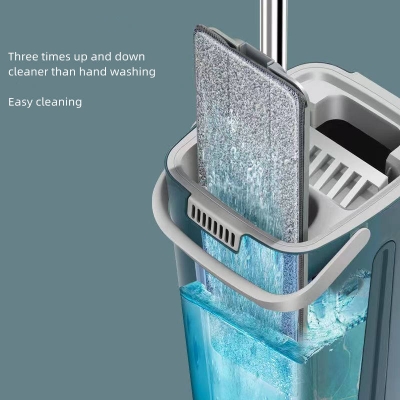 Picture of Magic Portable Hands Free Mop 360 Degree Automatic Cleaning Mop Bucket Set