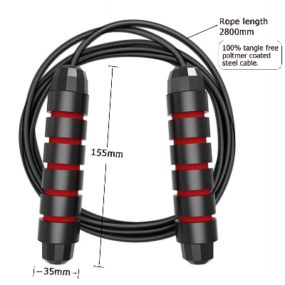 Picture of Jump Rope Skipping Rope for Rope Skipping, Speed Jump Rope for Exercise Jump Rope for Fitness for Kids and Adults