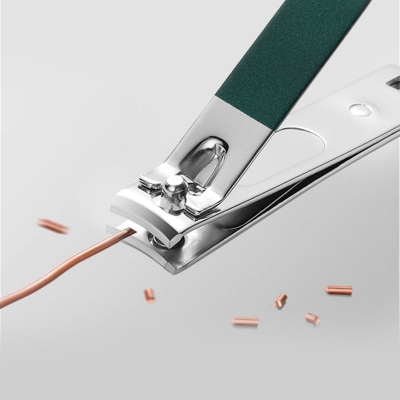 Picture of Nail Cutter Set, Ultra Sharp Sturdy Fingernail Toenail Clipper Nail Clipper with Glass file 4 Pcs set for men women adult nail cutter set for Thick Toenails & Nails (GREEN Set of 4 with Box)