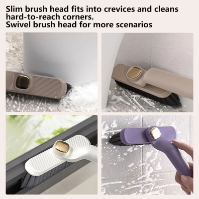 Picture of 2-in-1 Multifunctional Rotating Crevice Cleaning Brush for Bathroom and Kitchen Cleaning Brush for Crevice and Surface