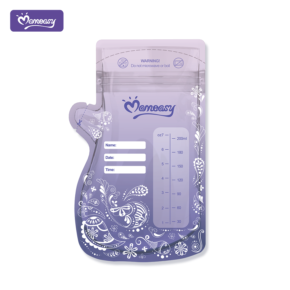 Picture of Breast Milk Storage Bag 200ml 25Pcs BPA Free Breast Milk Bag With Seal For Feeding