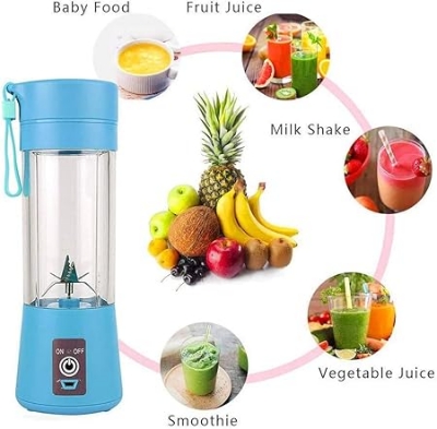 Picture of Mini USB Rechargeable Portable Electric Fruit Juicer - Smoothie Maker - Blender Machine