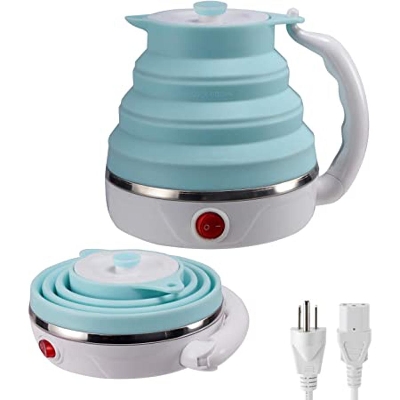 Picture of Travel Portable Foldable Electric Kettle Collapsible Water Boiler For Coffee Tea Fast Water Boiling 110V 600ML