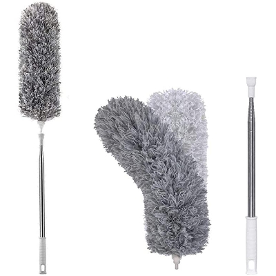 Picture of 50/100 inch Portable Bendable Feather Duster with Extra Long Extendable Microfiber Duster
