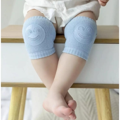Picture of Kids Non Slip Crawling Elbow Infants Toddlers Baby Accessories Smile Knee Pads Protector Safety Kneepad Leg Warmer Girls Boys- 1Pair