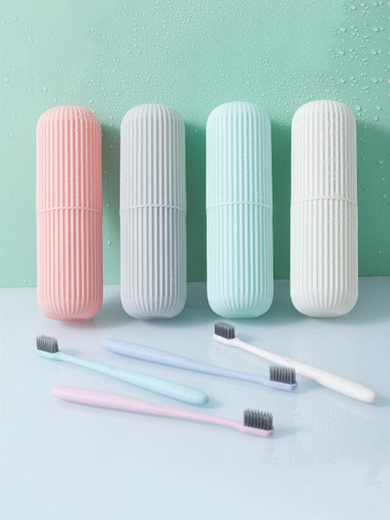 Picture of Tooth brush holder - Portable Toothbrush & Toothpaste Holder Storage Box