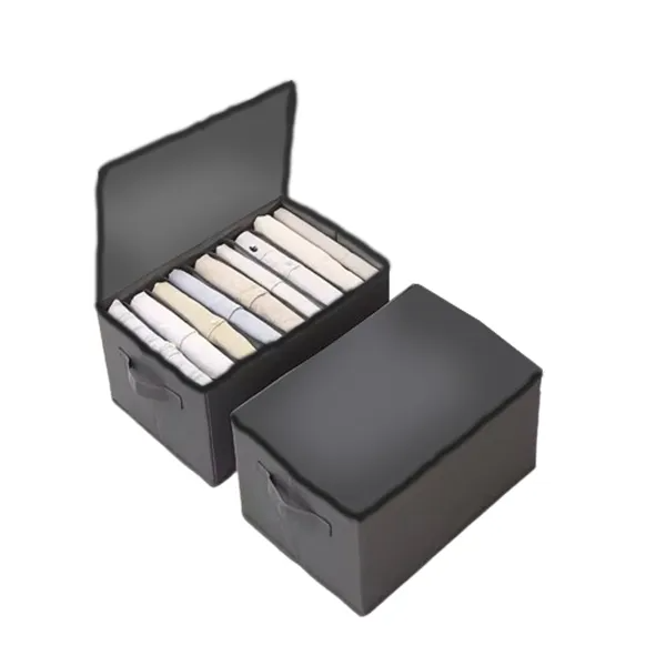 Picture of 7-Grid Foldable Clothes Organizer: Waterproof Storage Box for T-Shirts, Jeans,