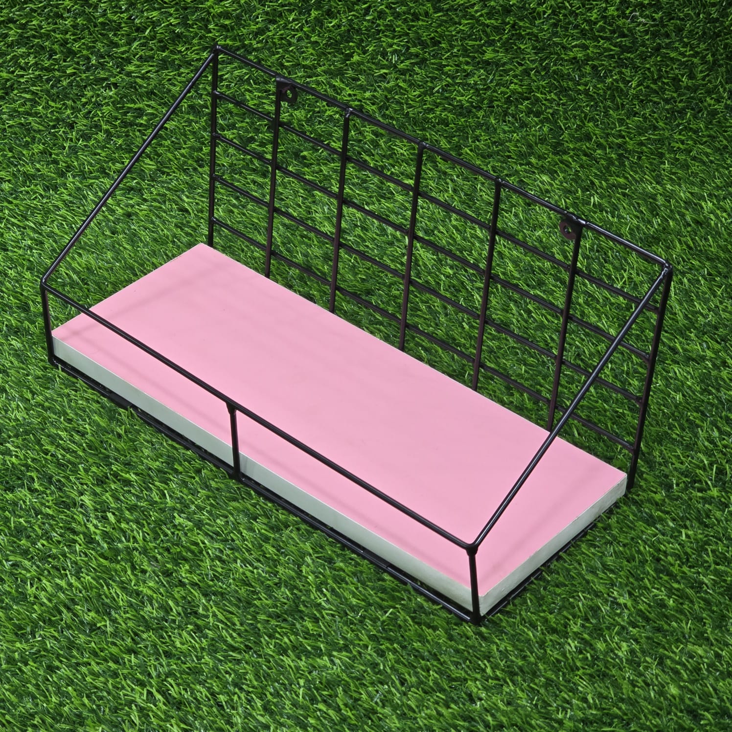 Picture of Floating Shelves Set of 3, Wall Mounted Storage Rack Shelves for Bedroom, Living Room, Bathroom, Kitchen, Office and More - Carbonized Black