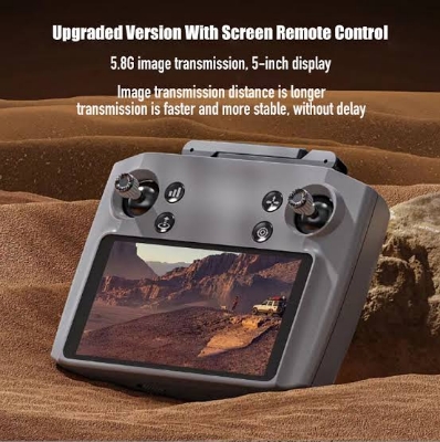 Picture of With Android Remote G.P.S Drone with 4K Camera for Adults, Dual Camera 5G WiFi FPV Live Video Drone 25mins Flight Time,Brushless Motor, Easy Auto Return Home, Follow Me and Outdoor Carrying Case