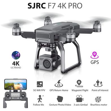 Picture of SJRC 4K PRO 5G WIFI FPV Drone G.P.S 4K HD Camera 3-Axis Gimbal 3KM Quadcopter, 2 Batteries