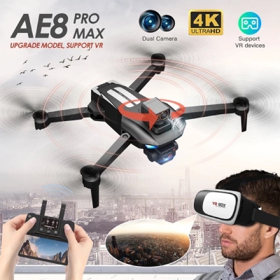 Picture of AE8 Pro Max Drone - 360 Obstacle Avoidance Automatic G.PS Follow Quadcopter 8K HD Brushless Aerial Photography RC Aircraft Camera Drone