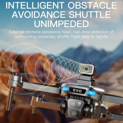 Picture of BIG [REMOTE DISPLAY] G.P.S Professional Drone 4K Camera FPV Brushless Obstacle Avoidance Remote Control with Foldable Screen RC Quadcopter (8GB Memory + Card Reader Free)