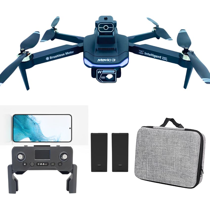 Picture of G.P.S Drone WIFI 6K Dual Camera Foldable Pocket Mini Size G.P.S Tracked Quadcopter Drone Camera Apps Controlled