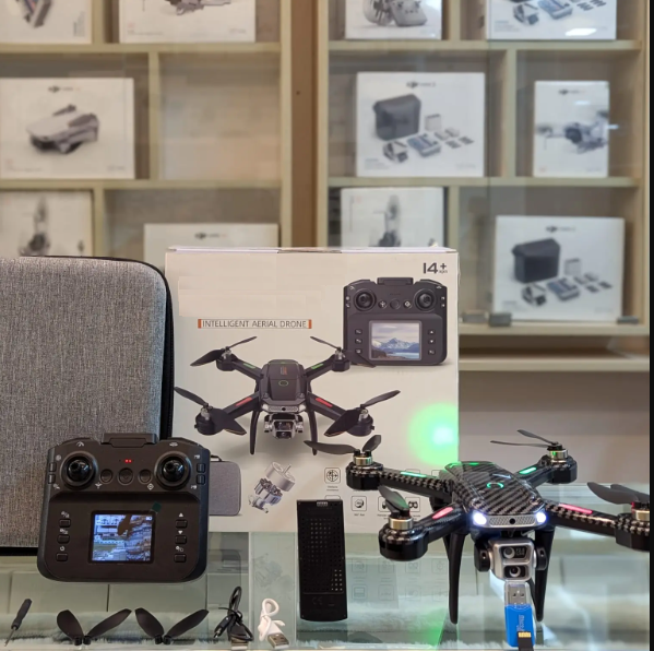 Picture of New 2025 (Remote Display) Black Carbon Fiber Brushless Infrared Obstacle Avoidance Optical Flow Positioning Hovering 4K Camera Quadcopter Drone