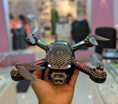 Picture of New 2025 (Remote Display) Black Carbon Fiber Brushless Infrared Obstacle Avoidance Optical Flow Positioning Hovering 4K Camera Quadcopter Drone