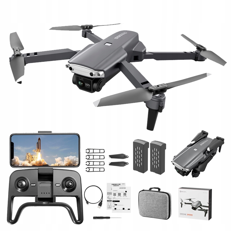 Picture of Aerial Photography 4K HD Obstacle Avoidance Dron with Camera Optical Flow Positioning Folding Guadcopter Mini Drones
