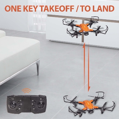 Picture of G.P.S 4k Dual-Camera Quadcopter Foldable Smart Aerial Drone