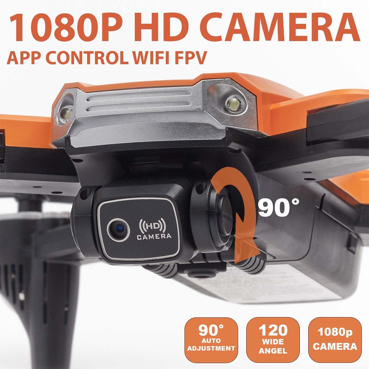 Picture of G.P.S 4k Dual-Camera Quadcopter Foldable Smart Aerial Drone