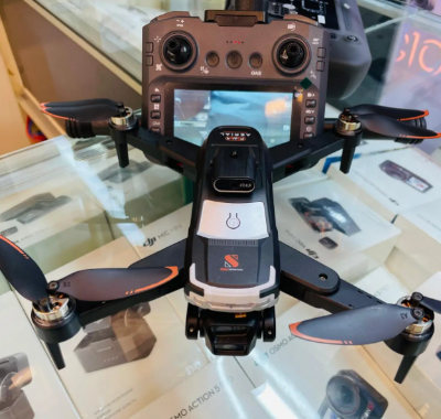 Picture of New 2025 (Remote Display) Black Carbon Fiber Brushless Infrared Obstacle Avoidance Optical Flow Positioning Hovering 4K DuelCamera Quadcopter Drone