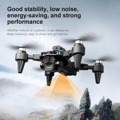 Picture of Drone 4k Profesional HD Camera Obstacle Avoidance Aerial Photography Brushless Motor Foldable Quadcopter(Three 6K Camera)