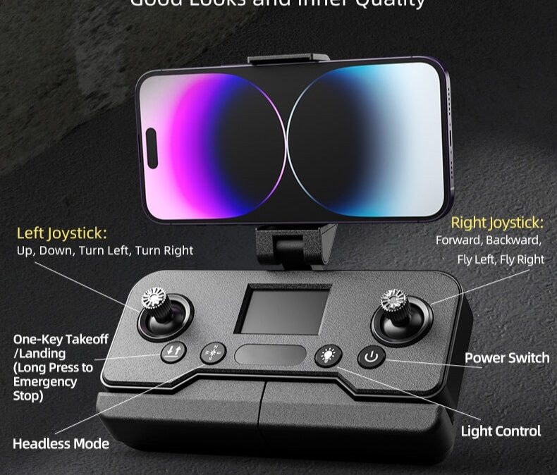 Picture of FLYING CAR DRONE 360 Obstacle Avoidance Automatic Follow Quadcopter 4K Camera Brushless Aerial Photography RC Aircraft Camera Drone