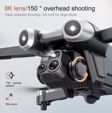 Picture of Professional Drone 4K Dual Cameras Optical Flow Positioning Long Battery Life WIFI FPV G.P.S Drone RC Quadcopter DH