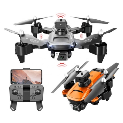 Picture of Drone 4K Dual Camera RC Quadcopter Gesture Hold Mode 4 Side Obstacle Avoidance Sensor Foldable RC Quadcopter Drone Double Battery