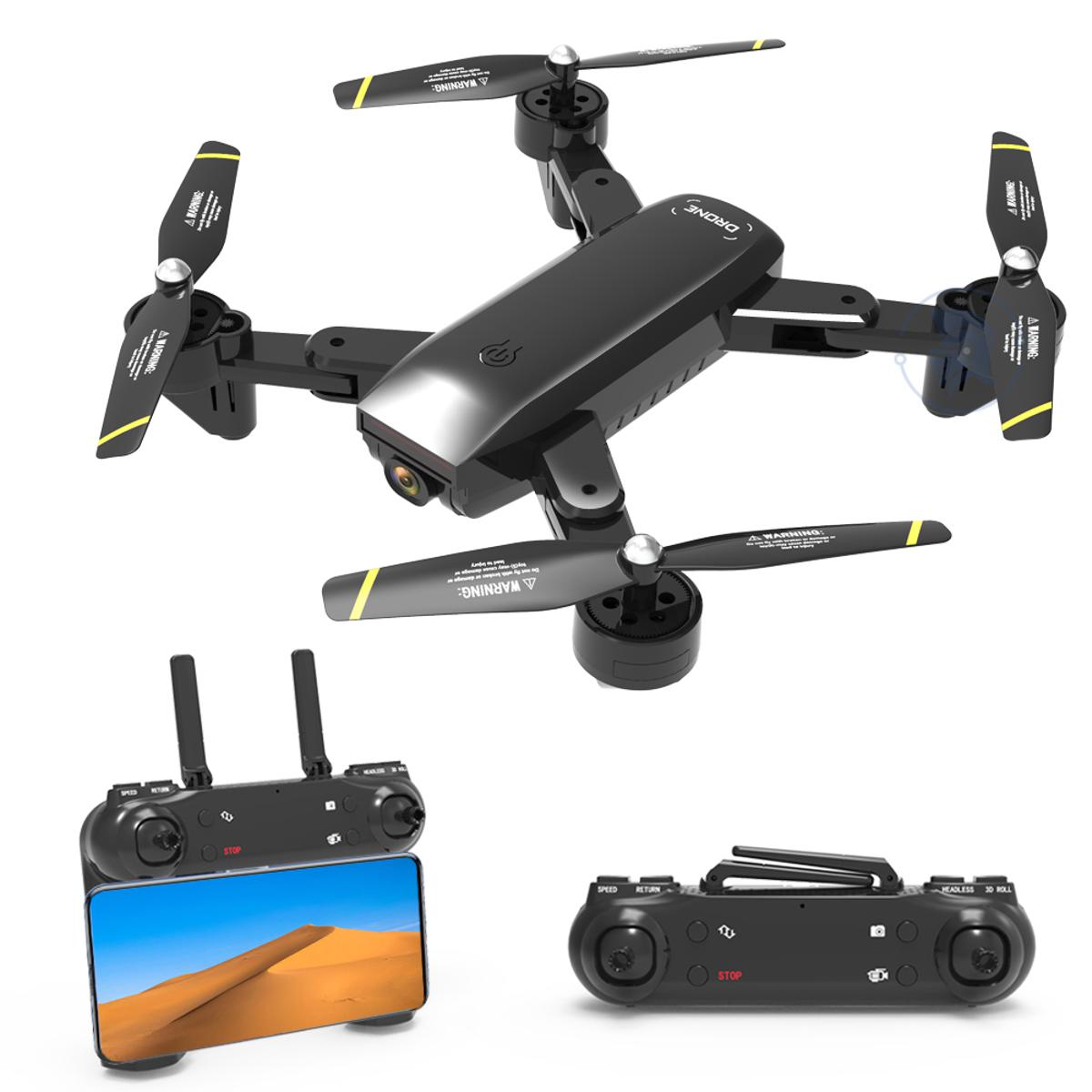 Picture of New Dual Cameras Wide-Angle Camera Optical Flow Altitude Hold Mode Foldable RC Drone