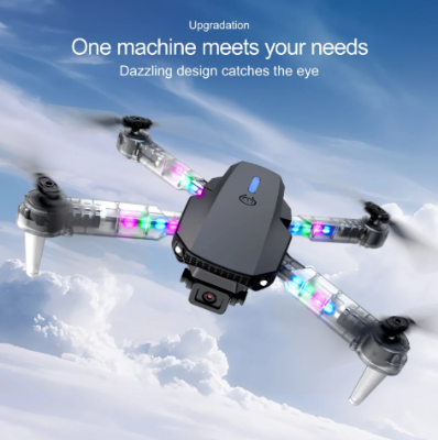 Picture of 2025 4K RC Drone Professional Colorful Light with 1080P Wide Angle HD Camera WIFI FPV Quadcopter Height Hold DRONE DH