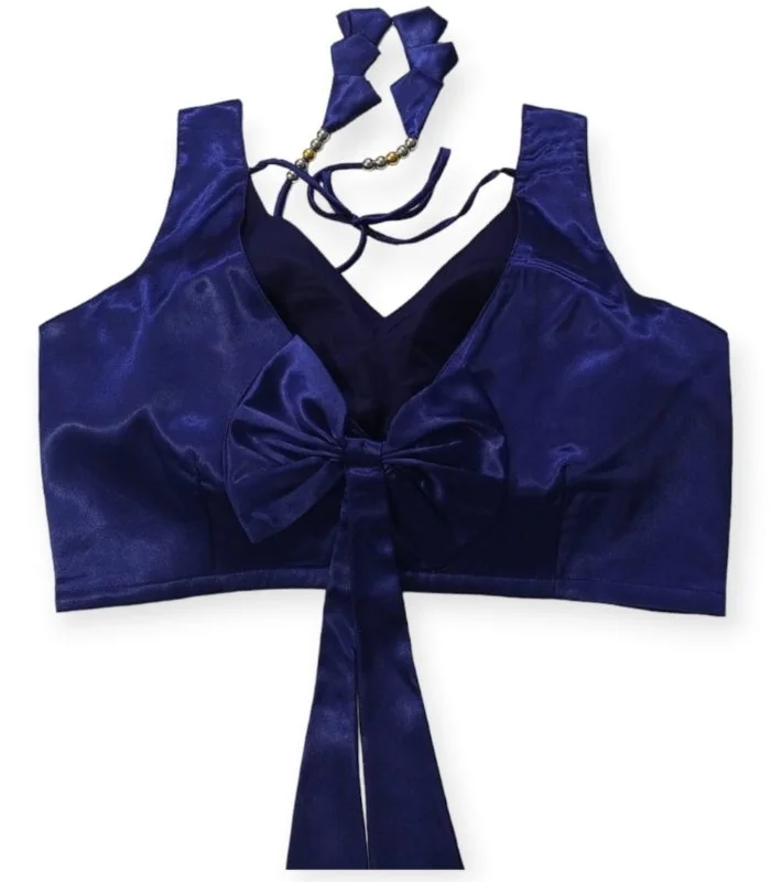 Picture of New Sleeveless Semi Backless Blouse For Women