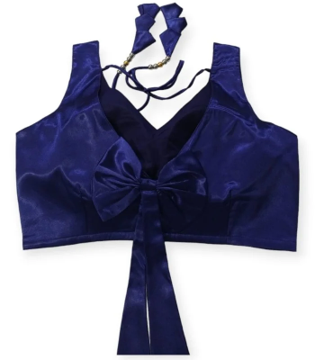 Picture of New Sleeveless Semi Backless Blouse For Women