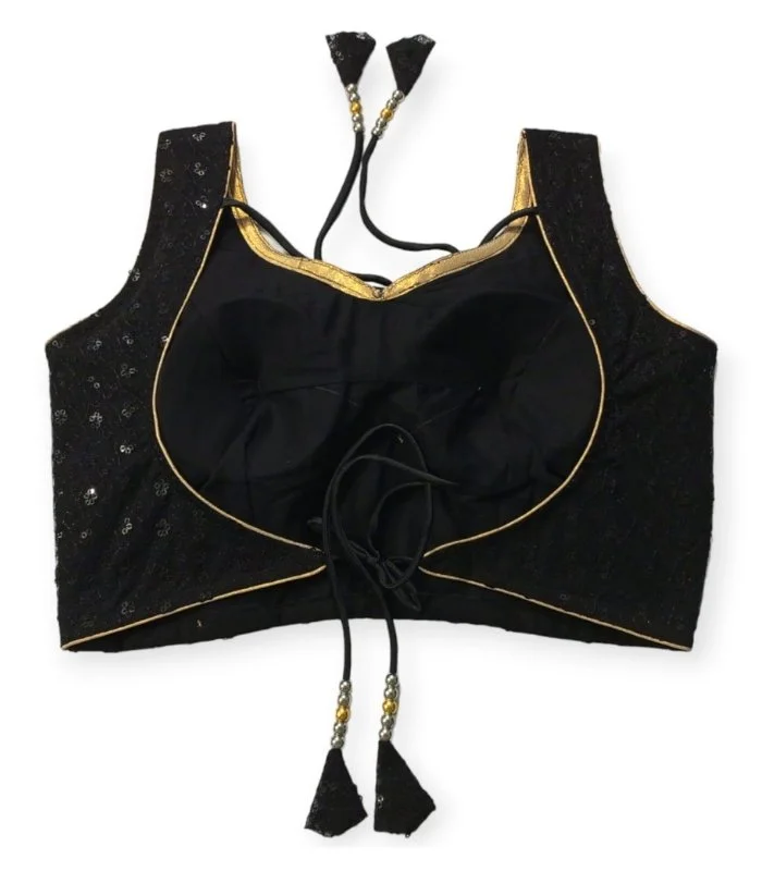 Picture of New Princess Cut Black Color Blouse For Women