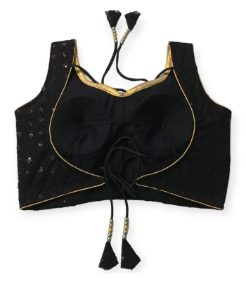 Picture of New Princess Cut Black Color Blouse For Women