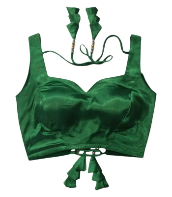 Picture of Sleeveless Semi Backless Blouse For Women