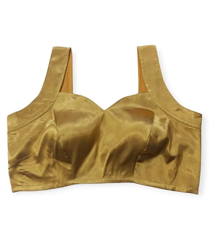 Picture of Golden Color Stylish Blouse For Women