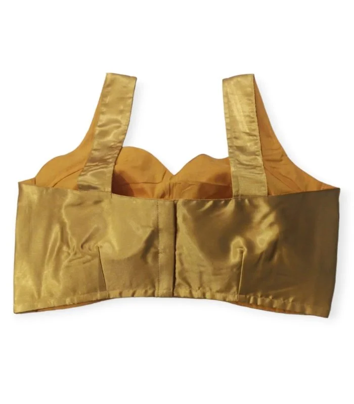 Picture of Golden Color Stylish Blouse For Women