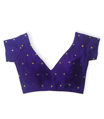 Picture of Purple Color Latest Blouse For Women